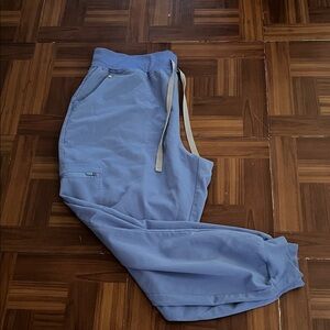 🩺 Figs Ciel Blue Zamora Jogger Scrub Pants XL petite